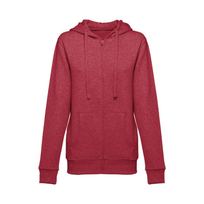 THC AMSTERDAM WOMEN II. Women's hoodie in cotton and polyester with full zip