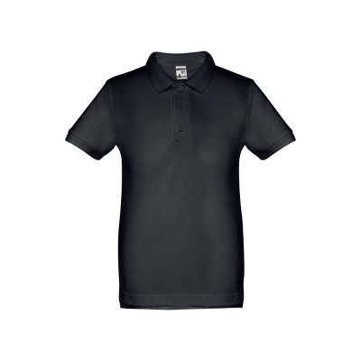 THC ADAM KIDS II. Kids short-sleeved 100 cotton piqué polo shirt unisex)