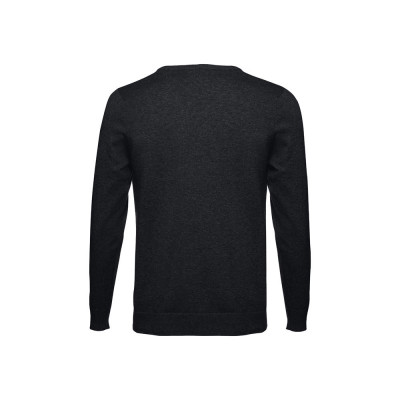 THC MILAN. Pullover com decote em V para homem em algodão e poliamida