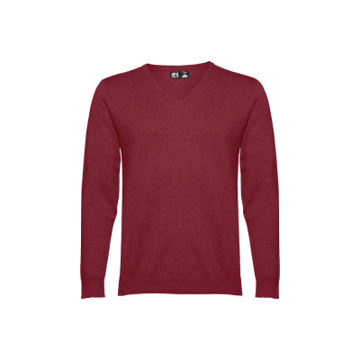 THC MILAN. Pullover com decote em V para homem em algodão e poliamida