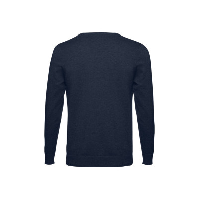 THC MILAN. Pullover com decote em V para homem em algodão e poliamida