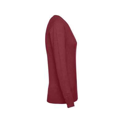 THC MILAN WOMEN. Pullover com decote em V para senhora em algodão e poliamida