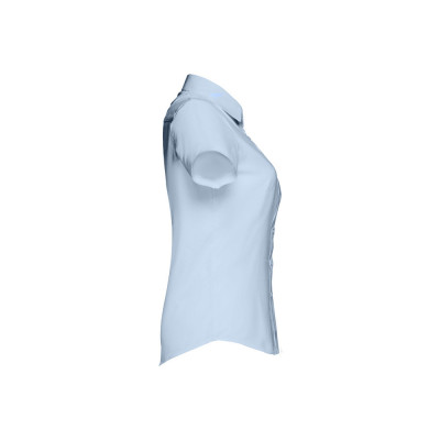 THC LONDON WOMEN. Camisa oxford de manga curta para senhora
