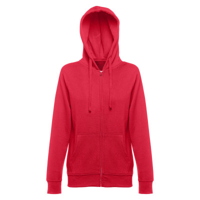 THC AMSTERDAM WOMEN. Women's hoodie in cotton and polyester with full zip