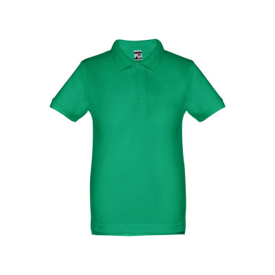 THC ADAM KIDS. Polo para criança (unissexo) de manga curta em algodão