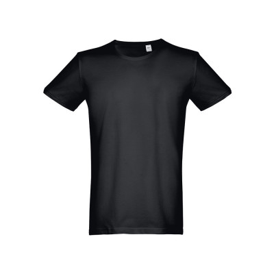 THC SAN MARINO. T-shirt de manga curta para homem em algodão penteado