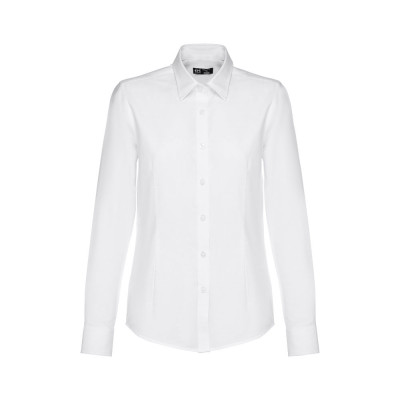 THC TOKYO WOMEN WH. Camisa oxford de manga comprida para senhora. Cor branca