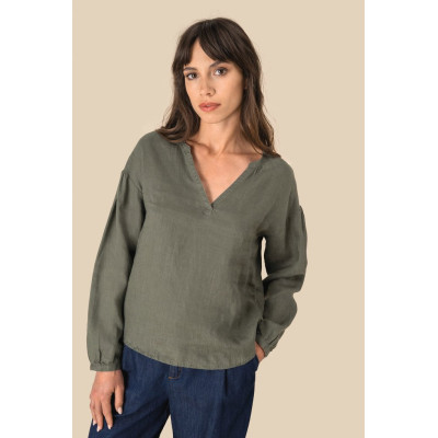 Blusa em linho de senhora