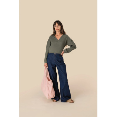Blusa em linho de senhora