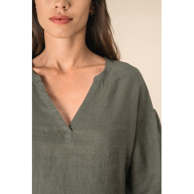 Blusa em linho de senhora