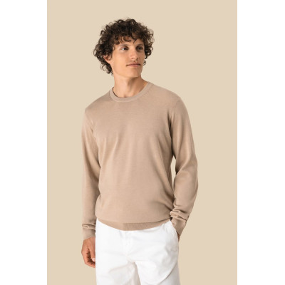 Camisola eco-responsável decote redondo de homem