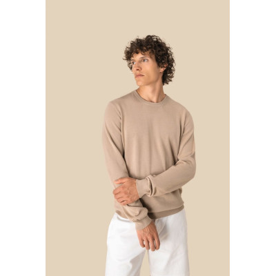 Camisola eco-responsável decote redondo de homem
