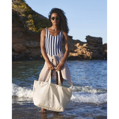 Saco de praia com fecho
