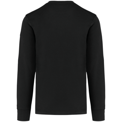 Sweatshirt com mangas direitas