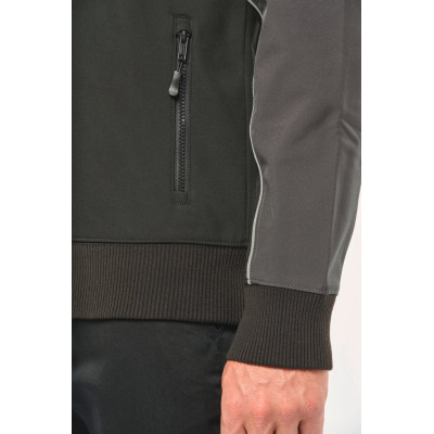 Blusão softshell com 3 camadas unissexo