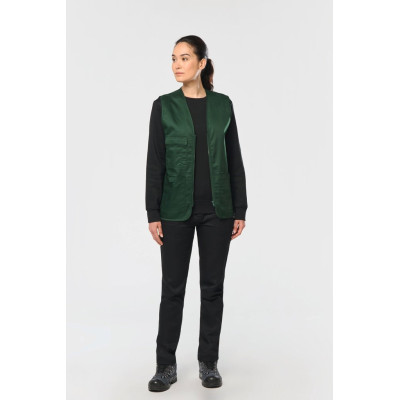 Unisex polycotton multi-pocket vest
