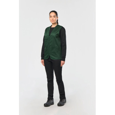 Unisex polycotton multi-pocket vest