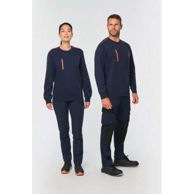 Sweatshirt Day To Day unissexo com bolso em contraste