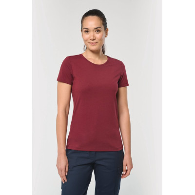 Ladies antibacterial short sleeved t-shirt