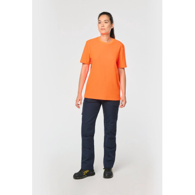 Unisex eco-friendly polycotton short-sleeved t-shirt