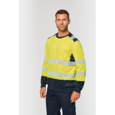 Recycled safety sweatshirt round neck