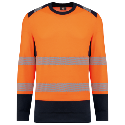 Recycled safety sweatshirt round neck