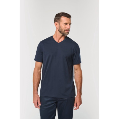 Men's antibacterial v-neck t-shirt