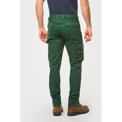 Calças multibolsos eco-responsáveis de homem