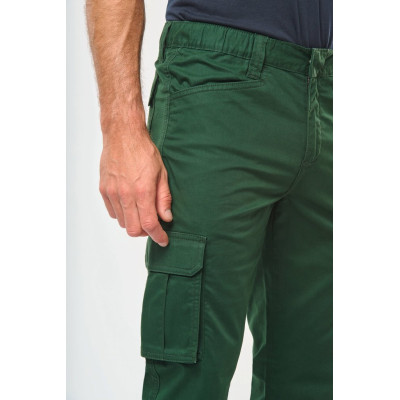 Calças multibolsos eco-responsáveis de homem