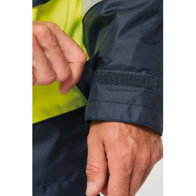 Parka de segurança em material reciclado 4 em 1 unissexo
