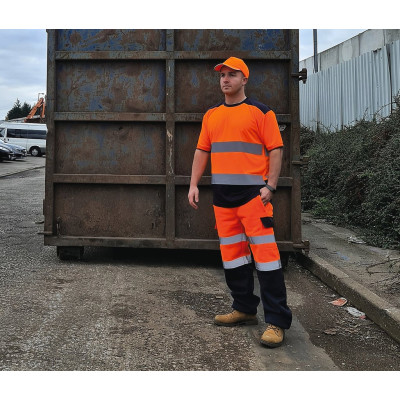Two-tone Hi-Vis t-shirt