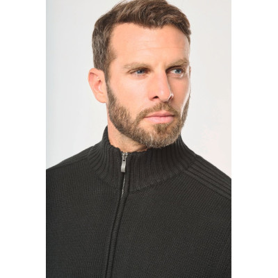 Fleece lined cardigan