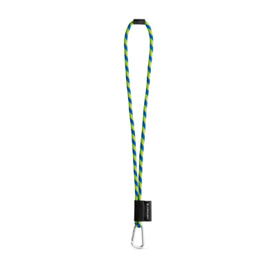 SET Lanyard TUBE Long (Ø 7 mm) com Mosquetão D-shape 55 mm e Fecho de segurança Ø 7 mm