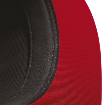 Boné Snapback com contraste - 5 painéis