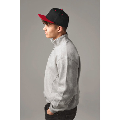 Boné Snapback com contraste - 5 painéis