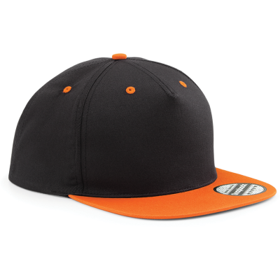 Boné Snapback com contraste - 5 painéis