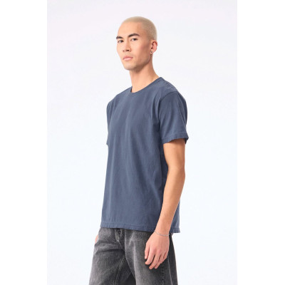 T-shirt pesada com aspecto lavado unissexo
