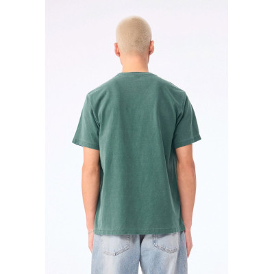 T-shirt pesada com aspecto lavado unissexo