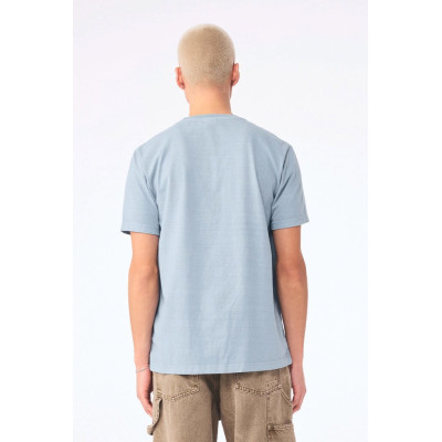 T-shirt pesada com aspecto lavado unissexo