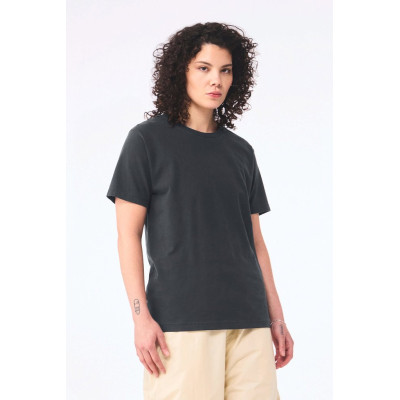 T-shirt pesada com aspecto lavado unissexo