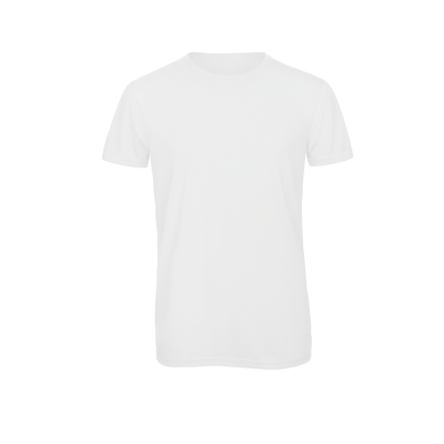 T-shirt Triblend de homem com decote redondo