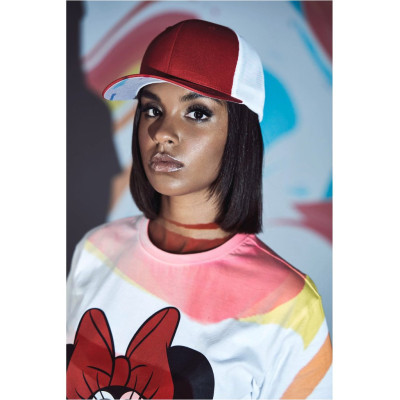 Two-tone mesh cap