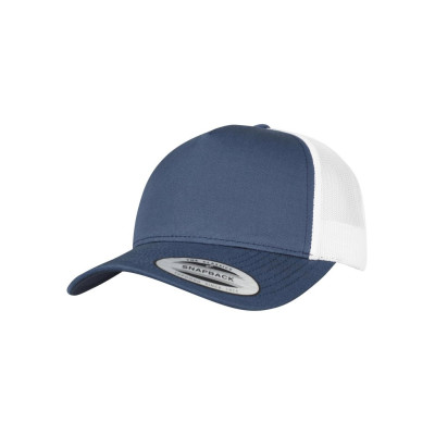 Boné trucker retro bicolor