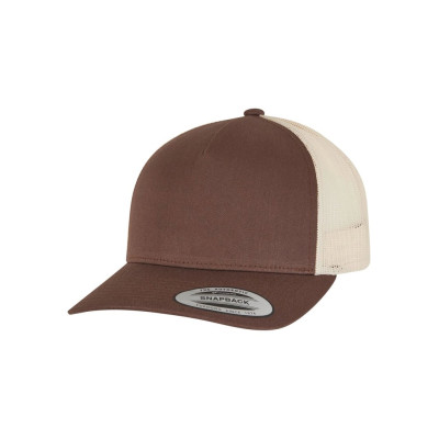 Boné trucker retro bicolor