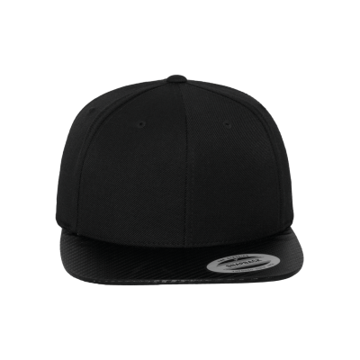 Carbon snapback cap
