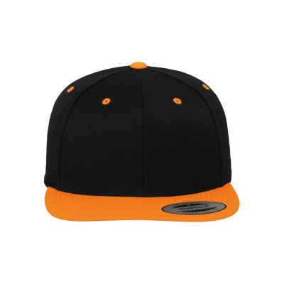 Classic two-tone snapback cap