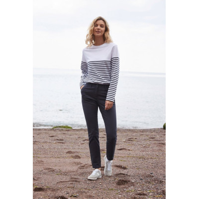 Long sleeve Breton t-shirt