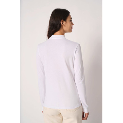 Ladies' pique LSL polo shirt