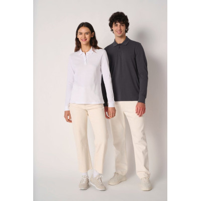 Ladies' pique LSL polo shirt