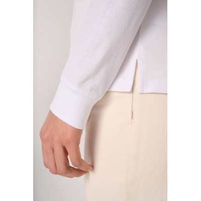 Ladies' pique LSL polo shirt